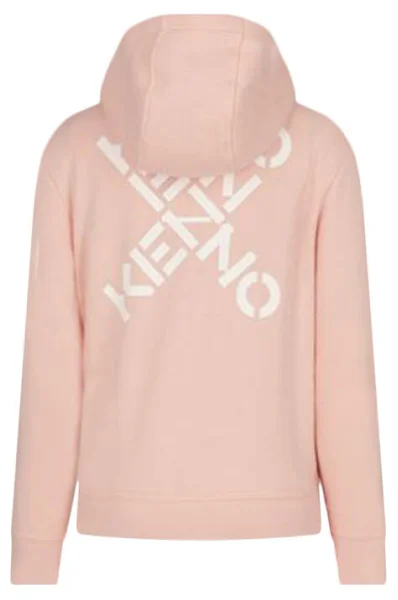 Μπλούζα | Regular Fit KENZO KIDS πουδραρισμένο ροζ